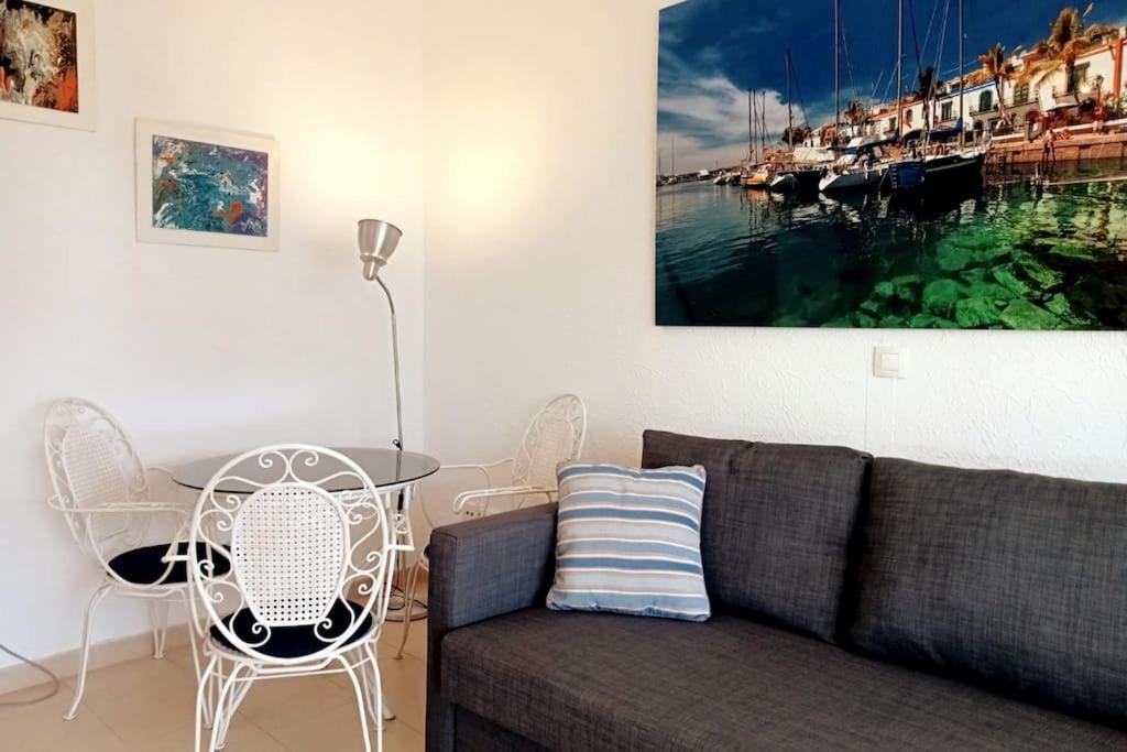 Apartment With Large Terrace, 10 Meters From Playa De Las Burras San Bartolome Bagian luar foto